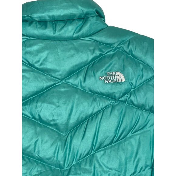 The North Face Aconcagua 550 Fill Goose Down Puffer Vest Teal Women's L - Picture 8 of 14
